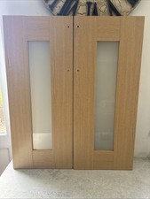 PAIR OF KITCHEN DOORS GLAZED