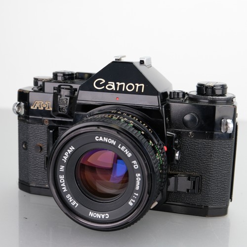 Canon slr 35mm film - a-1, camera