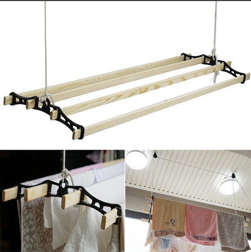 Edwardian clothes airer lath - clothes,