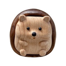 Wooden Hedgehog Figurine Mini