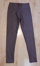 YU & ME Paris Ladies chocolate brown leggings size M/L faux leather BNWT (A338)