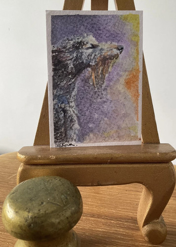 Aceo original painting irish - aceo,