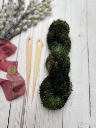 80g hand dyed mohair - dyed,