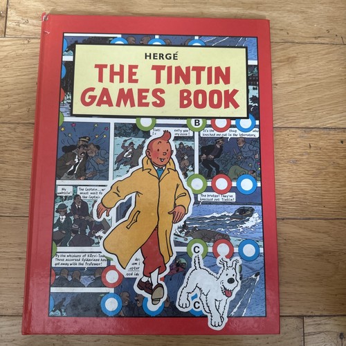 Tintin games book hergé - tintin,