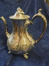 Antique Teapot. Silver Plate.