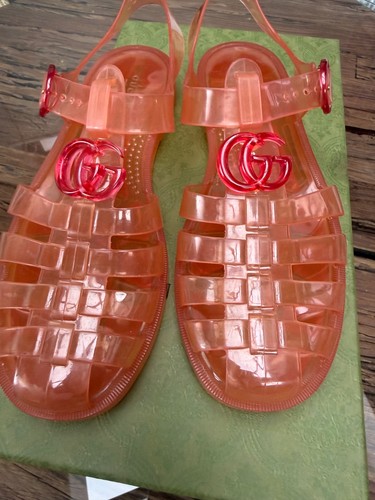 Gucci jelly sandal red size - sandal,