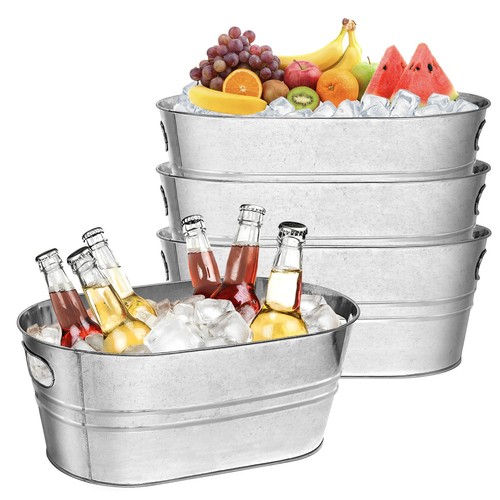 Pack galvanized tub ice - pack,