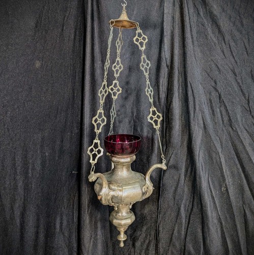 Large antique brass silver - antique,