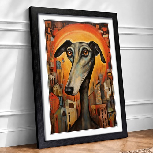 Greyhound orphism framed - orphism, no.2