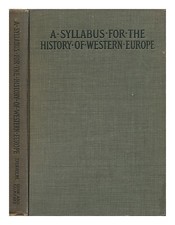 TRENHOLME, NORMAN MACLAREN A Syllabus for the History of Western Europe, with Re