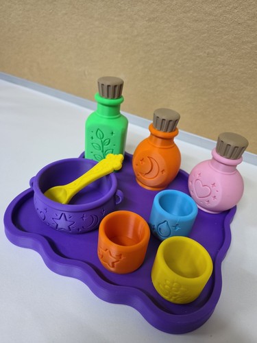 Printed potion making set - printed,