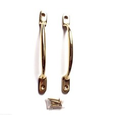 QTY 2 xSolid Polished Brass