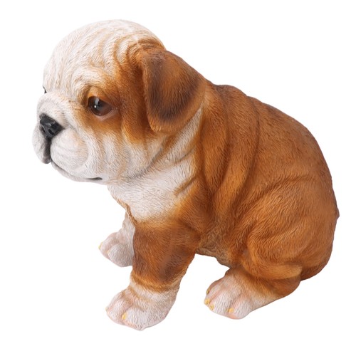 English bulldog puppy statue - english,