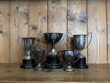 5 x vintage silver plate