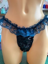 Sissy pvc black patent shiny