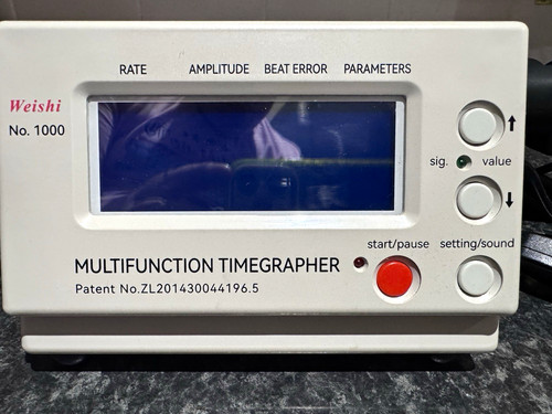 Weishi 1000 timegrapher - weishi,