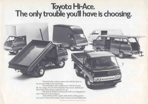 Toyota ace van luton - hi-ace,
