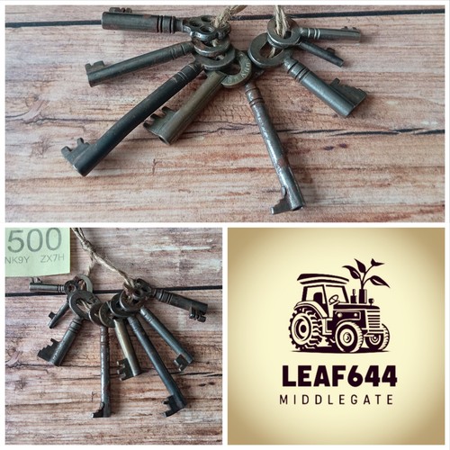 Bunch keys old vintage - 8x,