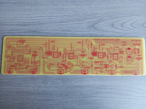 Active crossover way pcb - active, -pcb