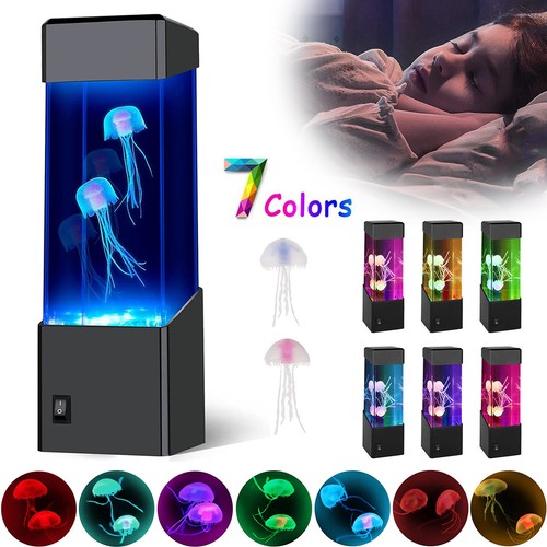 Led jellyfish lava lamp - lava,