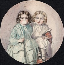 Portrait Of 2 Young Girls