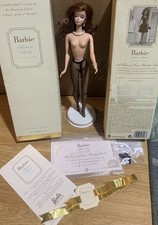 Barbie Silkstone Trace Of Lace Model Doll with Jewellery & Box - No Dress Or Bag