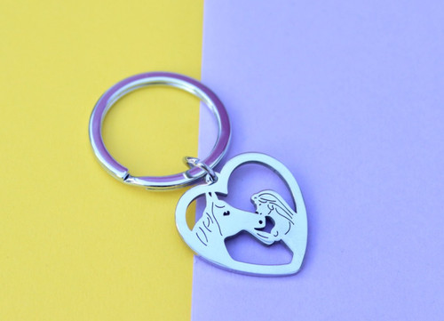 Horse lover keychain keyring - lover,