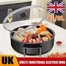 1350/1500W Electric Wok & Lid