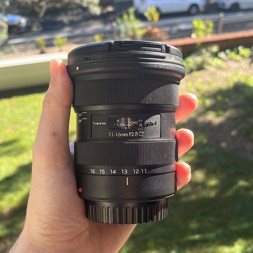 Tokina 16mm lens - cf,