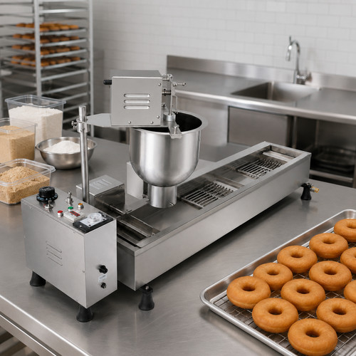 Automatic donut making - making, machine