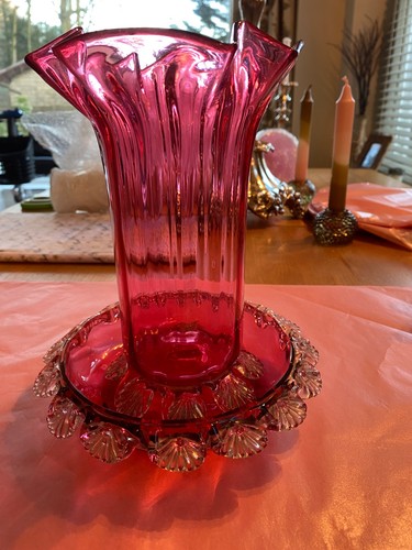 Antique victorian cranberry - victorian,
