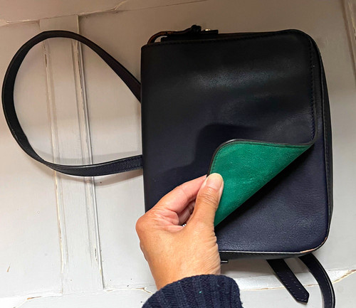 Boden navy leather - boden,