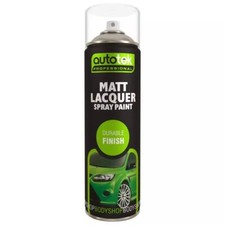 AutoTek Matt Lacquer Multi-Purpose Aerosol Spray Paint 500ml 