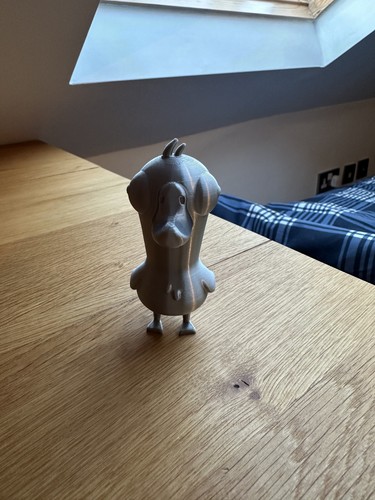 Printed goose duck figurine - duck,