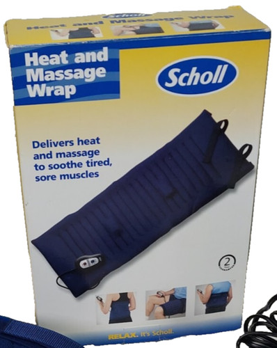 Scholl heat and massage wrap - heat,