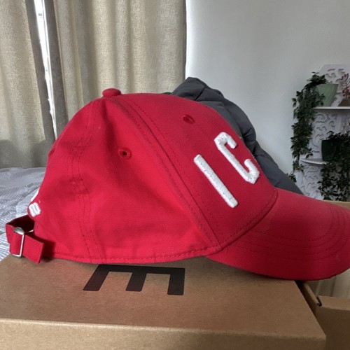 Dsquared red icon cap - red,