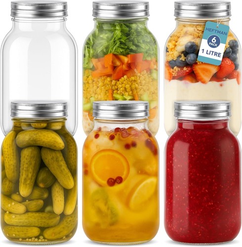 Glass mason jars - glass,