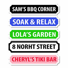 personalised Street Sign Metal