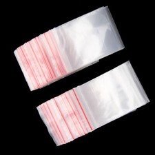 New 100 Small Clear Bags