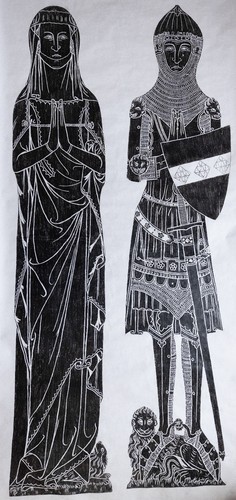 Vintage brass rubbing sir - vintage,