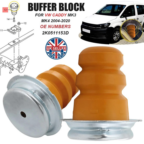2pcs rear shock absorber bump - shock,