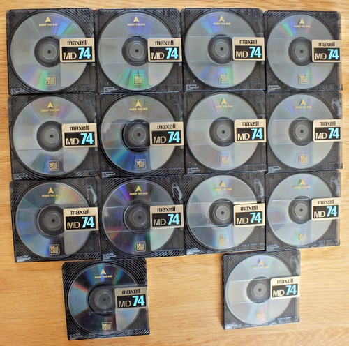 Maxell minidiscs md74 - 74,