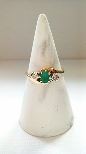 9ct yellow gold lab created - yellow,