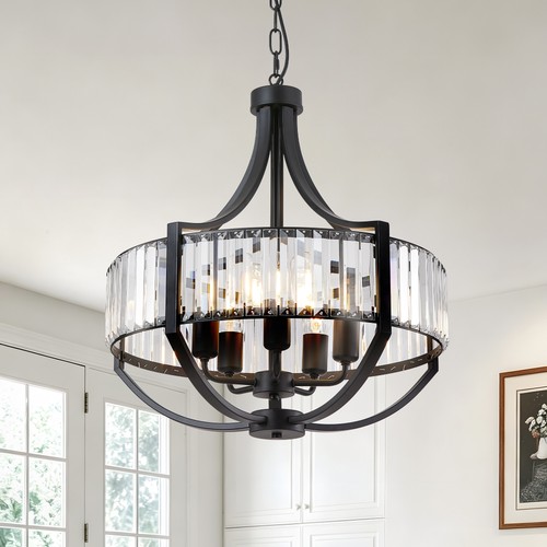 Crystal chandelier modern - chandelier,