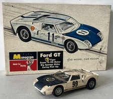 KITBUILT VINTAGE MONOGRAM 1/32 FORD GT TIGER SUPER X-110 MODEL RACING CAR