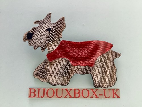 Lea stein kimdoo dog brooch - dog,