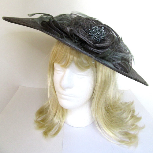 Grey hatinator fascinator - grey,