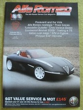 ALFA ROMEO OWNERS CLUB / #1 FEB 2010 / FIORAVANTI AND THE VOLA