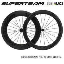 Carbon Wheels 38/50/60/88mm Road Bike Clincher 23mm Width Carbon Wheelset UD Mat