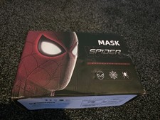 Marvel Spider-Man Cosplay Mask with Moving Eyes – 1:1 Scale Full-Headgear Helmet